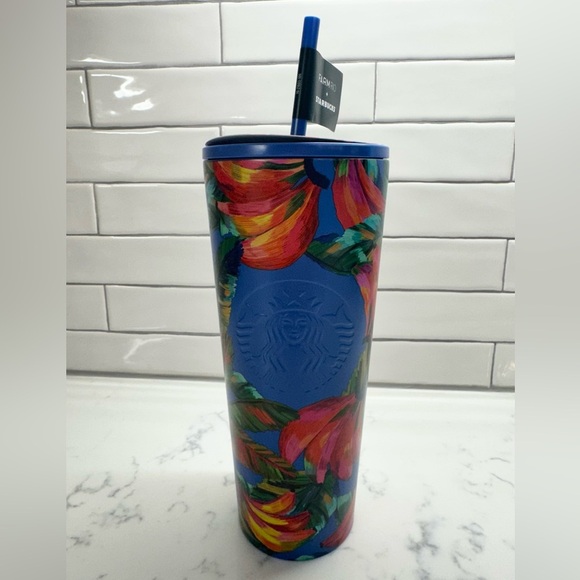 Starbucks x FARM Rio Limited Edition Banana Mix Stainless Steel Venti Tumbler - Picture 1 of 11